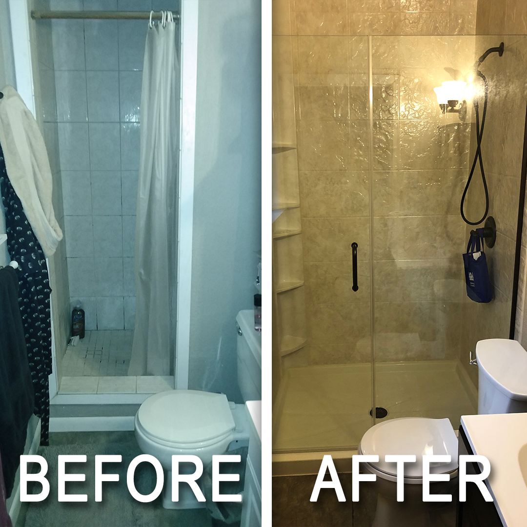 Bathroom Remodel Before and After Pictures | Bath Makeover ...