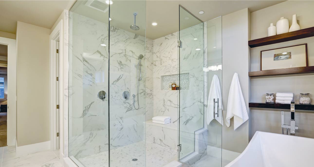 Grazie Collection | Cultured Marble Shower | Bath Makeover of Arkansas